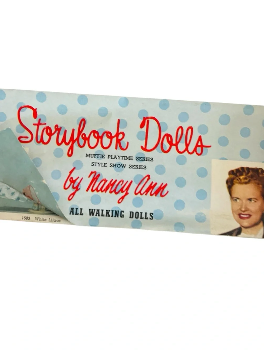 Storybook Dolls by Nancy Ann Red Polka Dot Dress Doll
